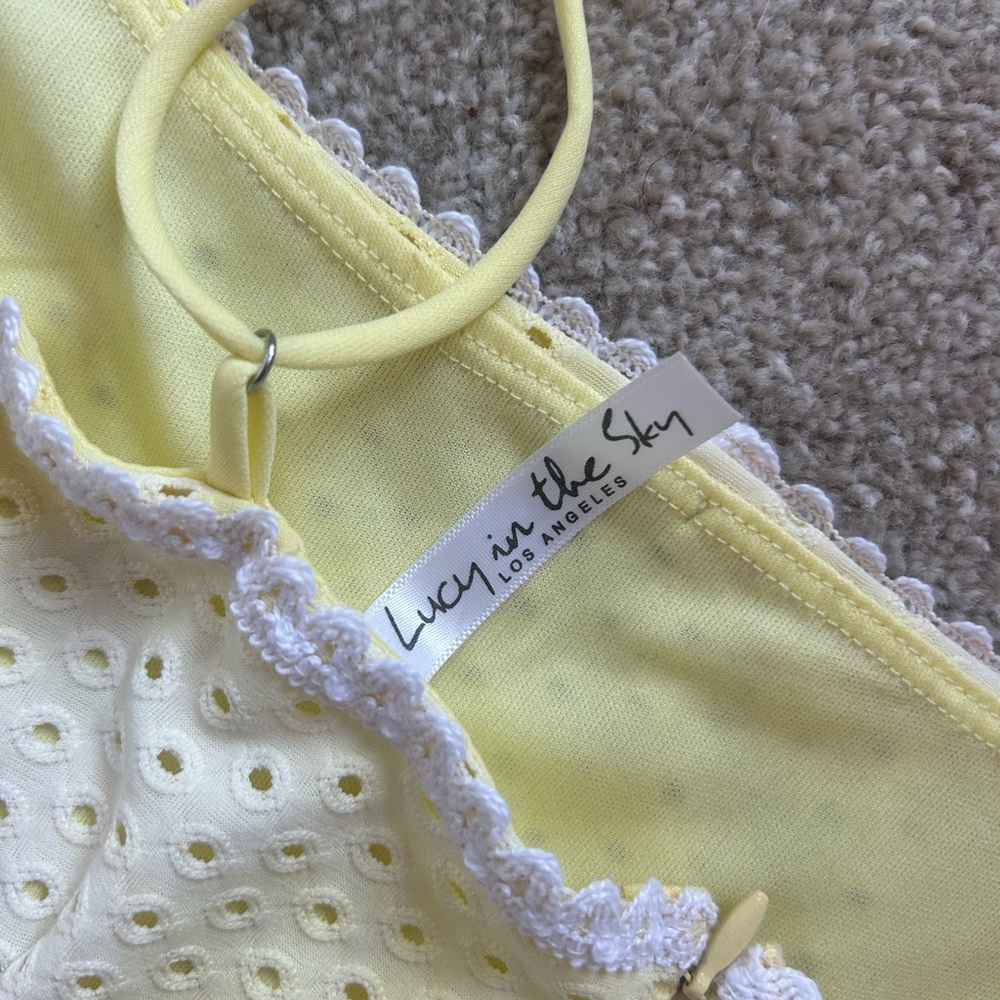 This beautiful dress is from Lucy in the Sky and fits like a size small(2-4). - Picture 5 of 6